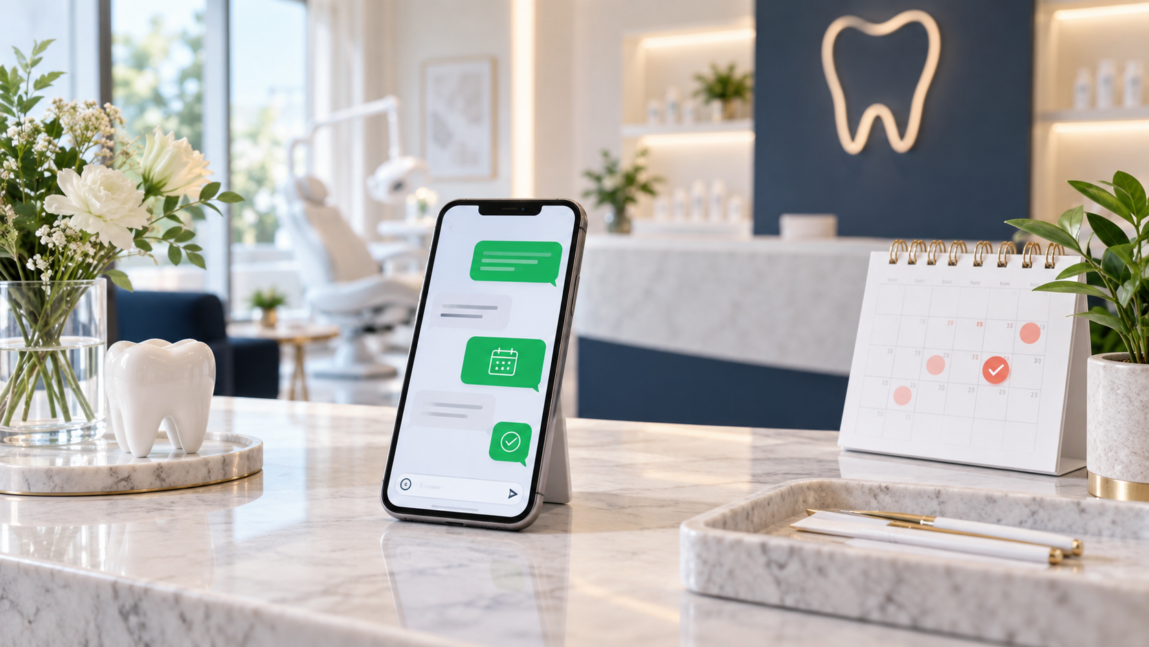 ホワイトニングサロンのリピート率を上げる方法|LINEを活用した再来店・予約導線のイメージ