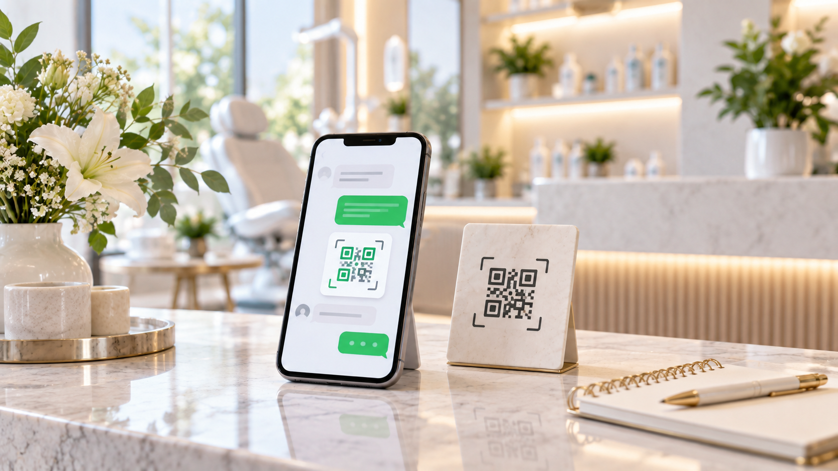 サロンの紹介制度を仕組み化する方法｜LINE・QRコード・紹介URLの活用のイメージ